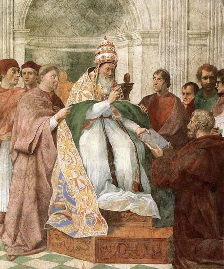 RAFFAELLO Sanzio Gregory IX Approving the Decretals Germany oil painting art